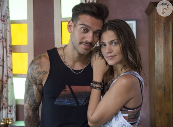 Lucas Lucco e Pâmela Tomé, de 'Malhação', foram vistos em clima de romance e trocando carinhos