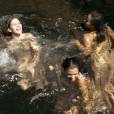 Sequência de nudez na novela 'Liberdade, Liberdade' também movimentou a web: 'Maravilha de banho de rio'