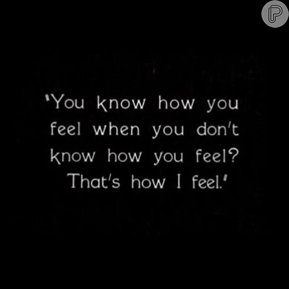 Laura Neiva deu indícios da separação com Chay Suede ao postar mensagem em inglês em seu Instagram: 'Sabe como você se sente quando você não sabe como você está sentindo? É assim que eu me sinto'