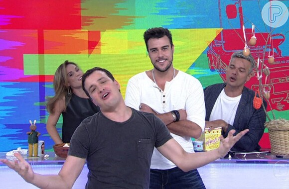 A Globo estuda manter Maíra Charken nas reportagens do 'Vídeo Show' ao lado de Joaquim Lopes e Rafael Cortez