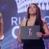 Mirella Paz Baylón não segurou as lagrimas ao abrir o envolpe com sua classificação para a final do Miss Peru 2016