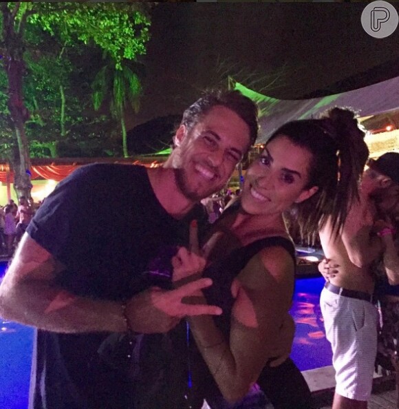 Juliana e Daniel foram juntos a uma festa no Rio de Janeiro