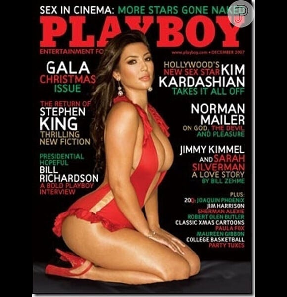 Kim Kardashian posou para a revista 'Playboy' em 2007