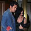 John Mayer e Katy Perry foram flagrados saindo de um restaurante de Los Angeles em julho deste ano