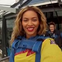 Beyoncé salta de bungee jump de prédio na Nova Zelândia: 'Estou ótima. Eu amei'
