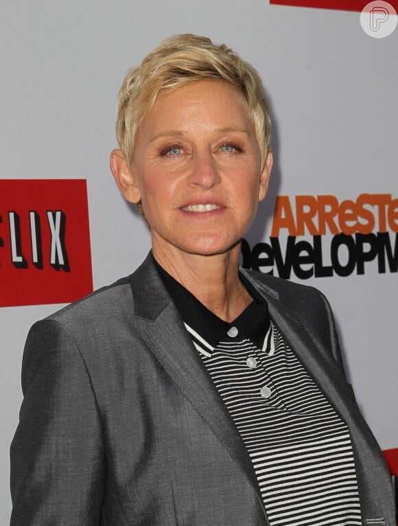 A apresentadora Ellen DeGeneres luta para acabar com os cativeiros onde os animais ficam presos antes do abatimento