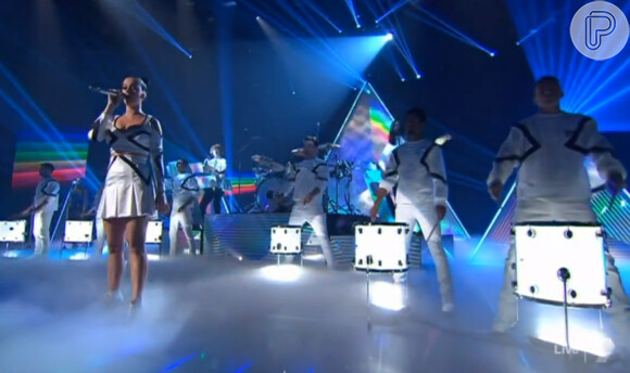Katy Perry cantou 'Uncontidionally' na final do 'The X Factor Australia'
