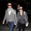 Kate Winslet e Ned Rocknroll chegam a Los Angeles em 13 de janeiro de 2012