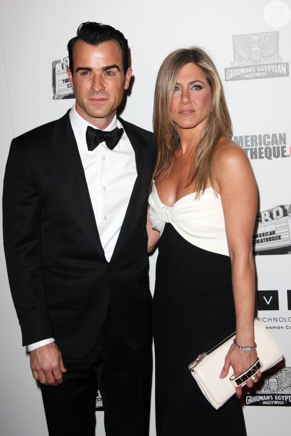 Jennifer Aniston e Justin Theroux no 2012 American Award Gala