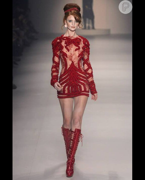 Fernanda Lima vai usar modelito da coleção de Inverno 2014 do estilista Samuel Cirnansck para apresentar o 'Amor & Sexo' desta quinta-feira, 21 de novembro de 2013