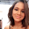 Bruna Marquezine apareceu maquiada em um vídeo compartilhado no Snapchat nesta quarta-feira, 17 de agosto de 2016