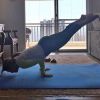 Zilu mostrou boa elasticidade ao fazer posição de Yoga nesta quinta-feira, 18 de agosto de 2016