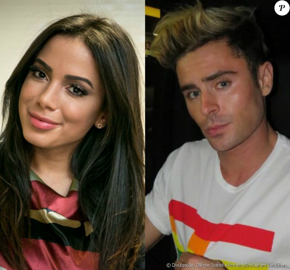 Anitta e Zac Efron teriam se beijado logo após se ...