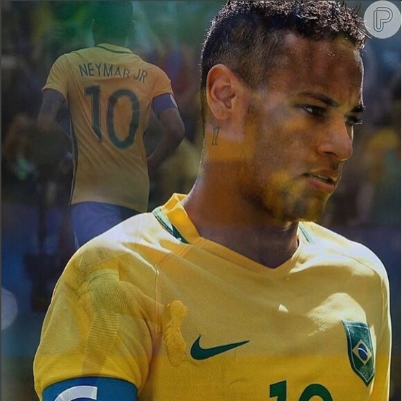 Neymar postou uma foto pedindo proteção antes do jogo da Seleção