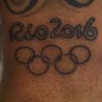 Neymar tatuou no punho a logomarca da Olimpíadas Rio 2016 e os arcos olímpicos, que simbolizam a união dos povos