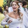'Haja Coração': Tancinha (Mariana Ximenes) foi humilhada por Carmela (Chandelly Braz) e fugiu vestida de noiva