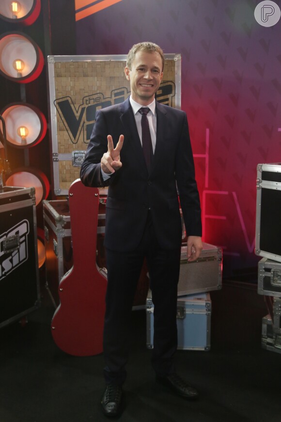 Thiago Leifert, apresentador do 'The Voice Brasil', está na atração desde a primeira temporada, em 2012