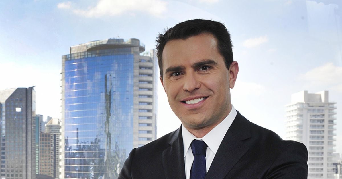 Rodrigo Bocardi apresentava o 'Bom Dia SP' Purepeople