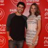 Juliana Paiva celebrou quatro meses de namoro com Juliano Laham nesta segunda-feira, 12 de setembro de 2016