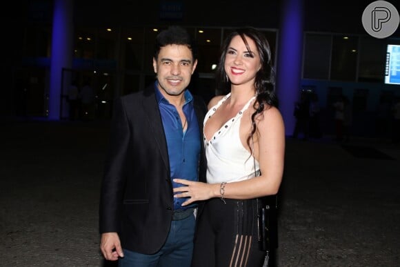 Zezé Di Camargo e Graciele Lacerda assumiram o namoro em maio de 2014
