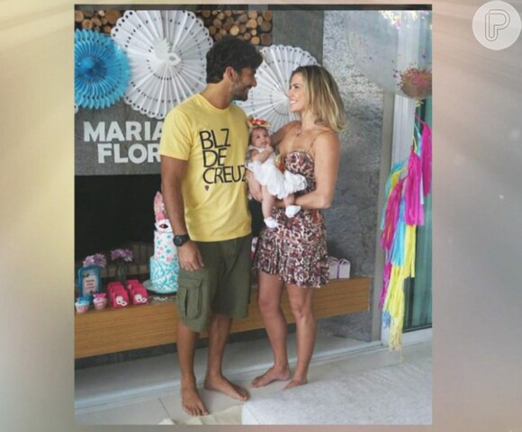 Deborah Secco e Hugo Moura são pais de Maria Flor, de 9 meses, que já dá os primeiros passos e fala as primeiras palavras