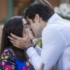 Felipe (Marcos Pitombo) e Shirlei (Sabrina Petraglia) terão primeira noite de amor nos próximos capítulos da novela 'Haja Coração'