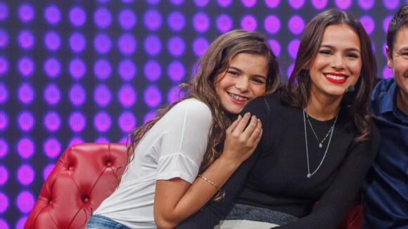 Bruna Marquezine celebra 14 anos da irmã, Luana: 'Almoço de aniversário'. Vídeo!