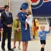 Príncipe George rouba cena no Canadá após bronca da mãe, Kate Middleton, na tarde do último sábado, dia 24 de setembro de 2016