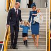 A família real desembarcou no Canadá para uma visita oficial