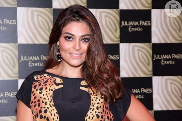 A atriz Juliana Paes lançou o seu novo perfume, 'Exotic', nesta terça-feira, 10 de dezembro de 2013, em um hotel em Santa Teresa, no Centro do Rio de Janeiro