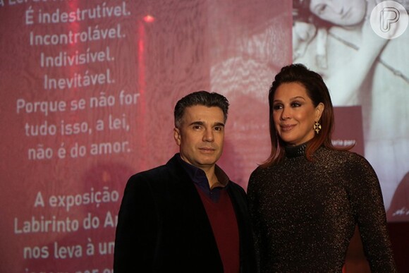 Jarbas Homem de Mello acompanhou Claudia Raia na festa de lançamento de 'A Lei do Amor'