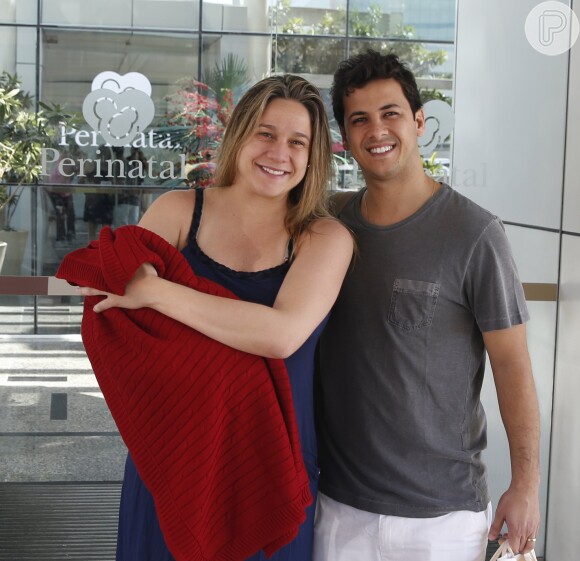 Fernanda Gentil foi casada com Matheus Braga por cinco anos: os dois são pais de Gabriel, de um ano