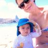 Luana Piovani publica foto de biquíni com o filho, Dom