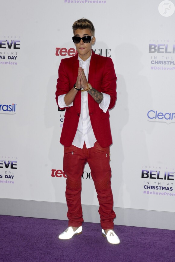 Justin Bieber divulga seu novo filme, 'Justin Bieber's Believe'