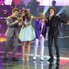 Os quatro finalistas do 'The Voice' também cantaram 'Não Quero Dinheiro', de Tim Maia, nesta quinta-feira