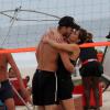 Fernanda Lima e Rodrigo Hilbert são vistos com frequência trocando carinhos nas praias do Rio de Janeiro