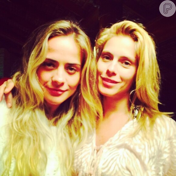 'Loiras do meu coração', escreveu Angélica em seu Instagram, na legeda da foto em que Carolina Dieckmann aparece ao lado de Juliana Silveira