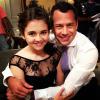 Malvino postou hoje, dia 3 de janeiro de 2013, uma foto dos bastidores da novela 'Amor à Vida'. Na imagem, o ator aparece com Klara Castanho