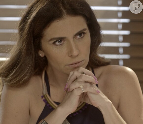 Alice (Giovanna Antonelli) pergunta se pode contar com a ajuda de Wagner (Felipe Mago) na novela 'Sol Nascente'