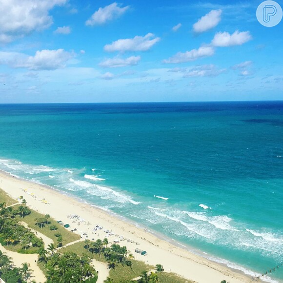 Marina Ruy Barbosa encantou os fãs com o registro da paisagem de Miami
