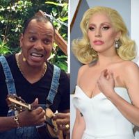 Lady Gaga posta trecho de música da banda Molejo e cantores brincam: 'Sumida'