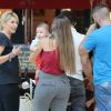 Antonia Fontenelle e Jonathan Costa levaram o pequeno Salvatore para passear em um shopping do Rio neste domingo, 27 de novembro de 2016