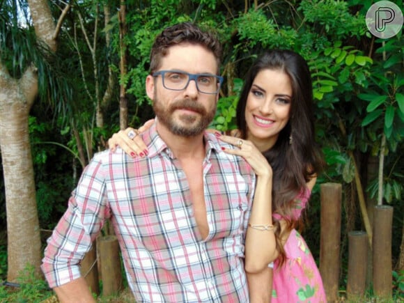 Casado com Thayra Machado, Hudson recebeu a notícia de que será pai de novo na televisão, neste domingo, 27 de novembro de 2016