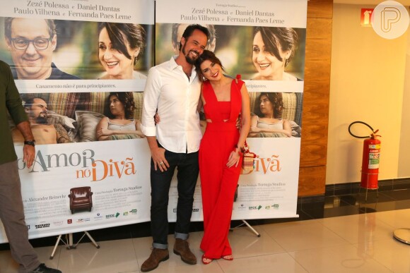 Paulo Vilhena explica pele avermelhada em pré-estreia de 'O Amor no Divã'