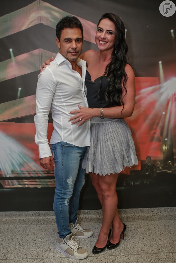 Zezé Di Camargo, namorado de Graciele Lacerda, negou que a música 'É o Amor' tenha sido feita para Zilu Godoi