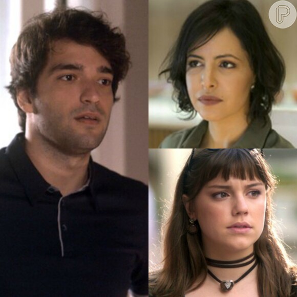 Tiago (Humberto Carrão) transa com Vanessa (Amanda Mirásci) acreditando que ela é Isabela (Alice Wegmann) na novela 'A Lei do Amor', em 7 de dezembro de 2016