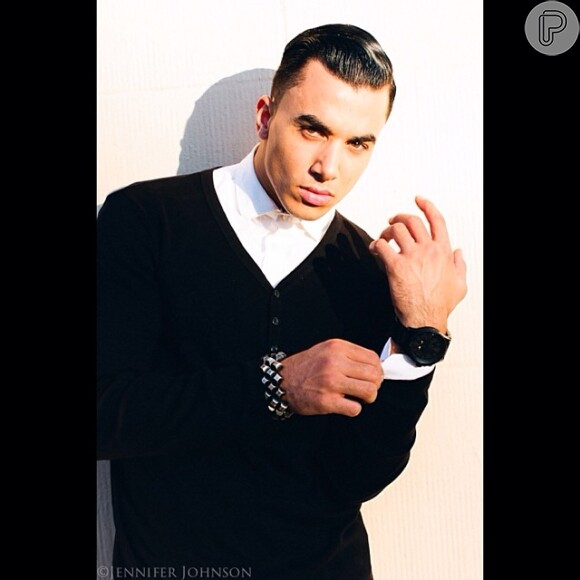 O rapaz acompanhou a cantora em viagem de fim de ano para a Suíça