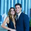 Cauã Reymond e a namorada, Mariana Goldfarb, posam juntos no prêmio 'Men Of The Year', da revista 'GQ', no Rio, nesta quinta-feira, 1º de dezembro de 2016