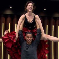 Sérgio Malheiros 'reclama' com professor de Sophia Abrahão no 'Dança': 'Tá roxa'