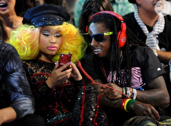 Nicki Minaj e Lil Wayne sempre estão juntos em premiações